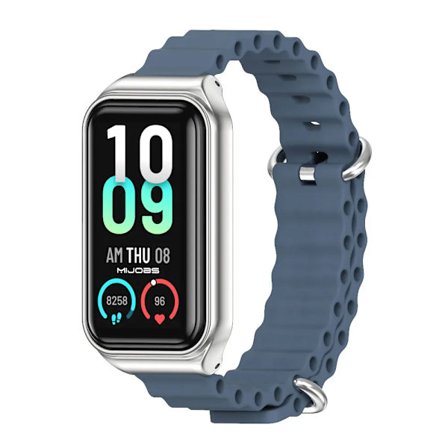 Silikonarmband kompatibelt med Amazfit Band 7 Armband Mjukt Klockarmband Ersättningsarmband kompatibelt med Amazfit 7 Band Vattentätt Klockarmband