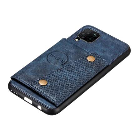 TG Slank og Stilfuld Skal med Kortlomme - Samsung Galaxy A22 4G Mørkeblå