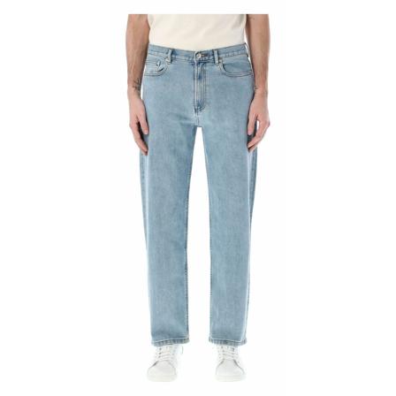 A.p.c. Men& Clothing Jeans Washed Indigo Ss23 , Blauw , Heren , Maat: W33