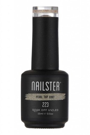 Nailster Top Coat 223 - 15ml - Gold, Makeup, Neglelak, Top Coat
