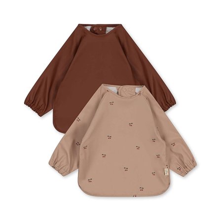 Konges Sløjd Hagesmæk 2-pak Cherry, Børn & Forældre, Spisetid, Hagesmække