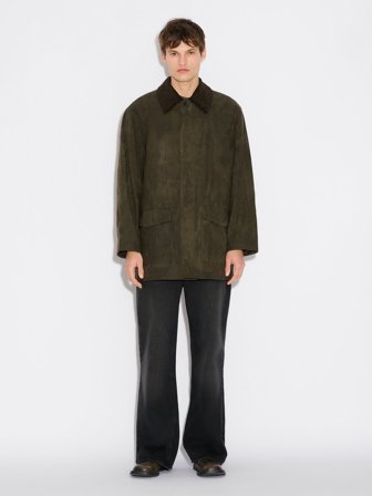 Holzweiler Dani Mid Length Jacket - Dk. Green - Men's - XS