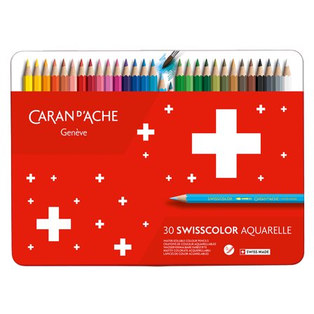 Caran d'Ache Swisscolor Aquarelle sæt 30
