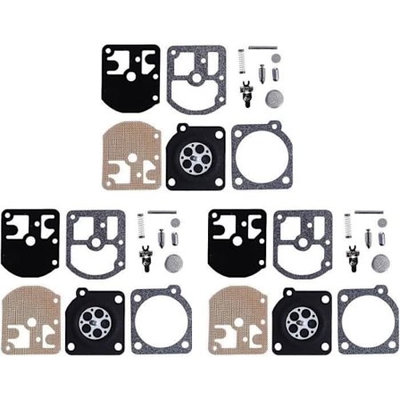 Forgasserreparasjonssett kompatibel med Stihl 011av 011Aveq 012 motorsag