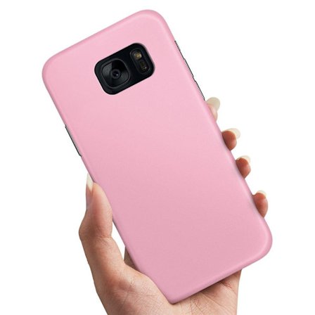 Cover / Mobilcover til Samsung Galaxy S7 Edge - Lysrosa