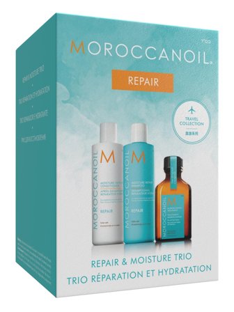Moroccanoil Hair Set cont.: Hydrating Shampoo 70 ml + Hydrating Conditioner 70 ml + Treatment 25 ml 1.0items