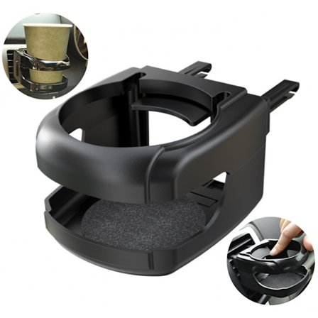 Universal mugghållare bil - Kanhållare ventilationsgaller - Mugghållare bil - Universalhållare bil - Flaskhållare bil - Bil dryck H