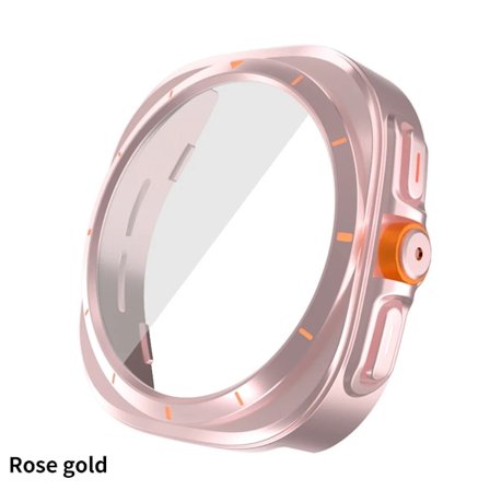 Uppgradera till Ultra-skal för Samsung Galaxy Watch 7 6 40mm 44mm Ändra till Galaxy Watch Ultra 47mm Härdat Glas Skärmskydd