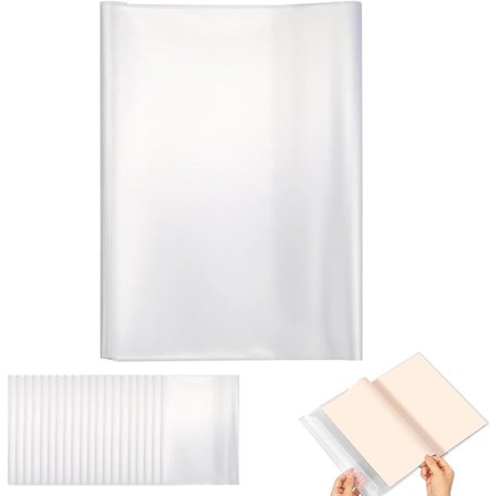 20 kpl - A4-kirjankansia - uudelleenkäytettävä suojakansi - uudelleenkäytettävä