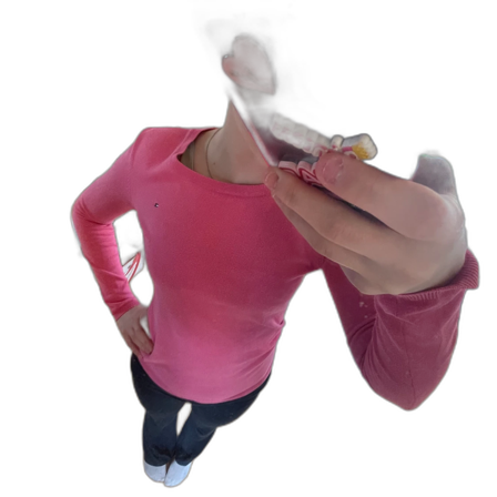 Rosa långärmad tröja från Tommy Hilfiger