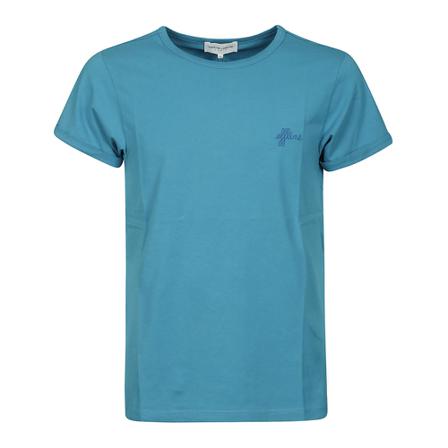 Maison Labiche, Tee-Shirt Poitou Niebieski, Mężczyzna, Rozmiar: S