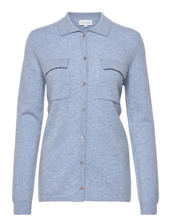 Classic Pocket Shirt Blue Davida Cashmere