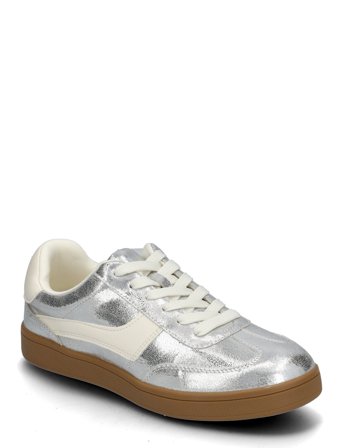 Biaberlin Sneaker Faux Leather Matalavartiset Sneakerit Tennarit Silver Bianco
