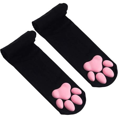 Naisten uutuussukat Söpöt kissatassut Lolita Cat Cosplay-sukat 3d Kitten Claw sukat reisikorkeat sukat naisten tytöille