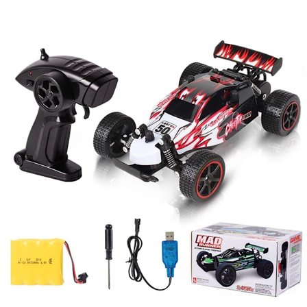 RC-kilpa-autot 2.4Ghz Nopea Radio-ohjattava Auto 1:20 2WD Kilpailu Leikkiauto Sähköinen Ajoneuvo Nopea Kilpailu Buggy Harrastusauto (Punainen 1881)