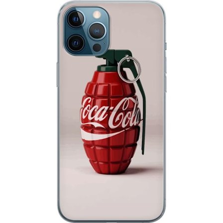 Yhteensopiva Puhelinkuori Apple Apple iPhone 12 Pro Max Taiteellinen kuva Coca Cola -granaatista punaisena ja vihreänä, pop-art-inspiroitu motiivi l