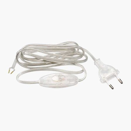 Sladdställ ojordat transparent 1 5 m - Biltema