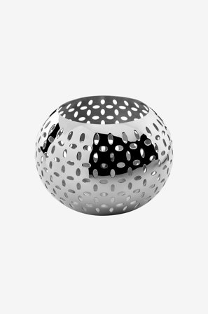 Robert Welch - Lysestage Sesame højde 9 cm - Sølvfarvet - Lysestager & lanterner - Fra Homeroom