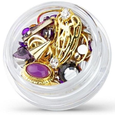 Dekorationer - Mix - Guld - 01 - Lavendel