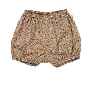 Wheat Rose Tangled Flowers Nappy Pleats Bottoms 2 Years - Bottoms - 2 years - Beige
