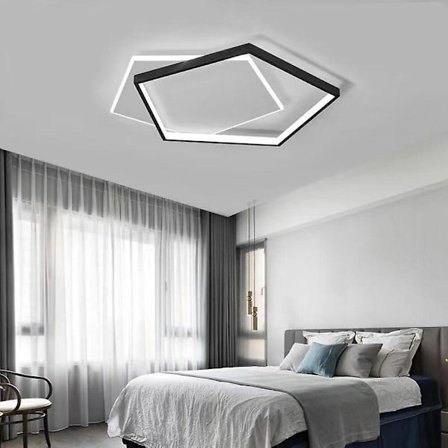 50 cm Hengelampe Design Flush Mount Lys Armatur Metall Moderne