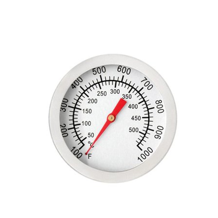 Grilltermometer, rostfritt stål ugns termometer Max 500c/1000f Analog display termometer för ugn, pizzaugn, vedeldad ugn