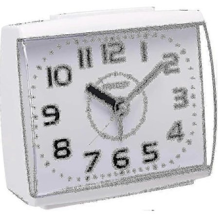 Analogt Vækkeur til Ældre, lydløst Uden Tikken Med Snooze og Baggrundsbelysning, Crescendo Høj Alarm, Store Tal for Nem Læsning, Batteridrevet, w[HK]