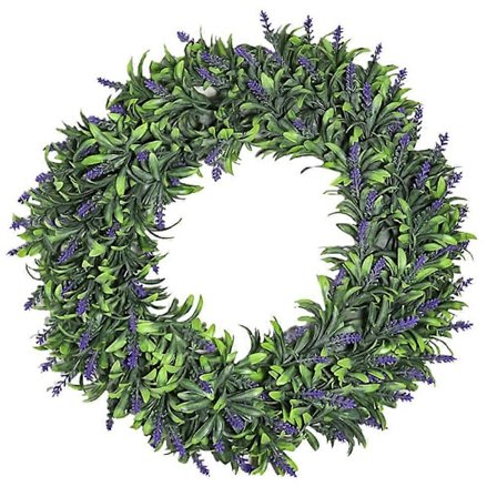 Keinotekoinen laventelikranssi koristeellinen laventeliköynnös oven ripustettava kranssi