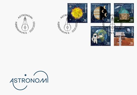 Danmark - Astronomi - Førstedagskuvert