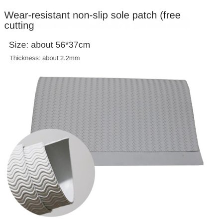 Sko Mat Stickers Gummi Skostykker HVIT