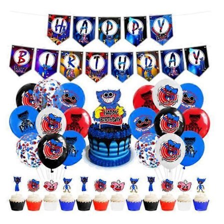 Poppy huggy wuggy barnebursdag Ballongbue - Gratulerer med dagen (LGL)