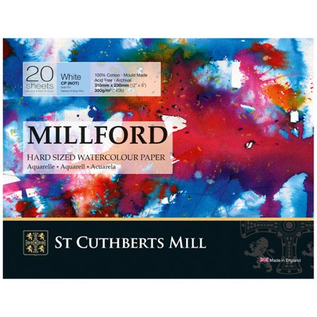 St Cuthberts Mill Millford Bloc aquarelle 310x230 mm 300g CP