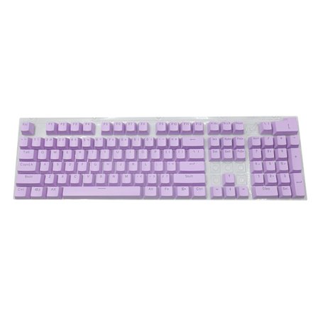 104 ABS Keycap OEM High-end Printing Translucent Keycap för mekaniskt tangentbord