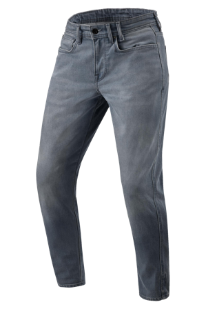 Blugi Moto REV'IT! Keegan Tapered gri mediu W32 x L34