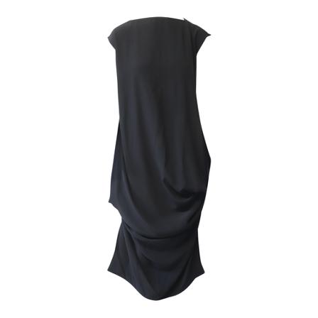 Rick Owens Maxi Kjole Sort, Dame, Størrelse: L