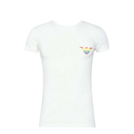Emporio Armani Ea7, Camiseta 111035 2R513 00010 Wit, Dames, Maat:L