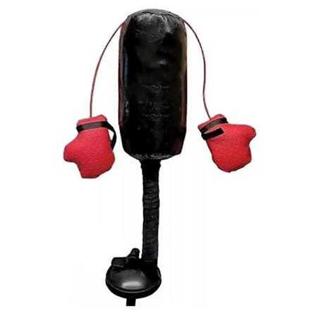 Kattenslagsposeleke, 11" Interaktiv Bat A Bout Kattemynteleke Mini Boksing Punch