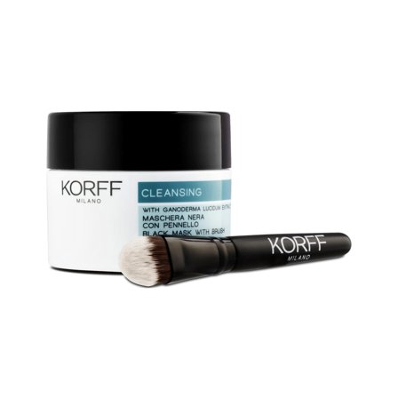 Korff Cleansing Maschera Nera 75ml Con Pennello