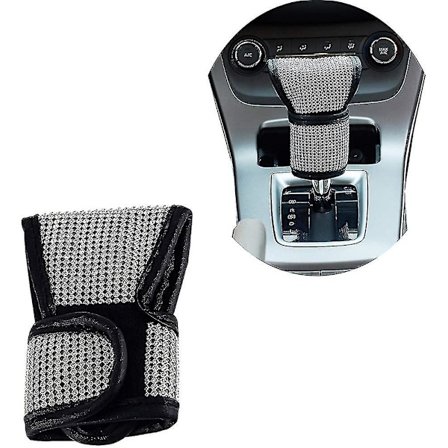 Växelspaksknoppsskydd, Kristalldiamant Bil Dekoration Tillbehör Stick