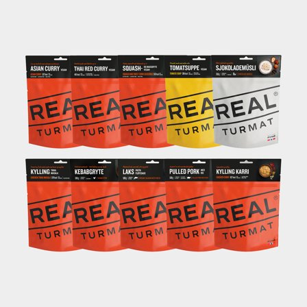 Bulk Freeze-dried meal / camping meal Real Turmat Long Voyage Pack, 10-pack, 4620 grams