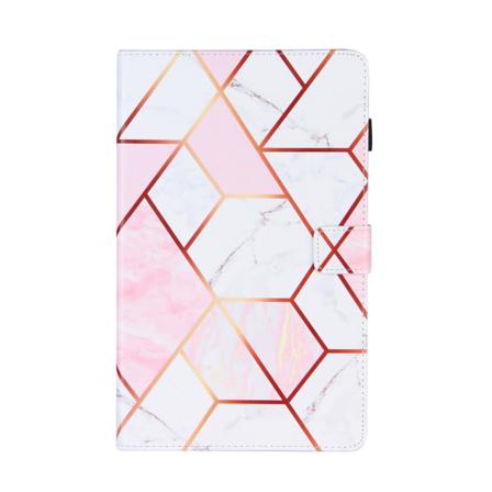 Nytt magnetiskt stötsäkert surfplattaskydd för case Flip Cover för Galaxy Tab A 10.1 2019 SM-T510/T515 PU-läder Pink White