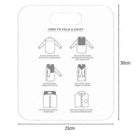 Hushållsskjorta Vikningsmapp Tvätt Klädhållare Bräda Klädvikare Garderob Vuxen Barn Snabba Klädnypor