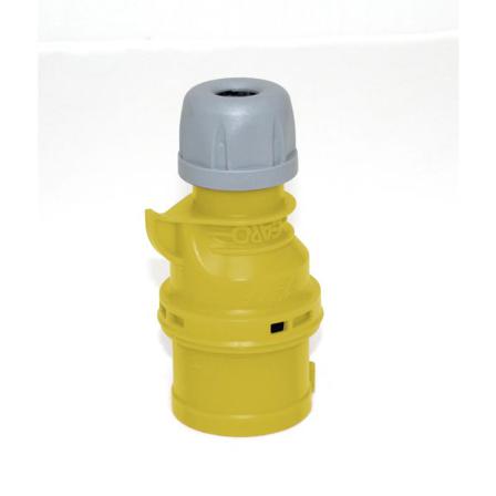 Garo P 432-4 Q Støpsel IP44, 5-polet 32 A, Quick Gul, 4 h, Stikkontakter & kabler