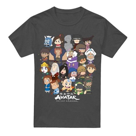 Avatar: The Last Airbender Unisex Vuxen Chibi Grupp T-Shirt S C