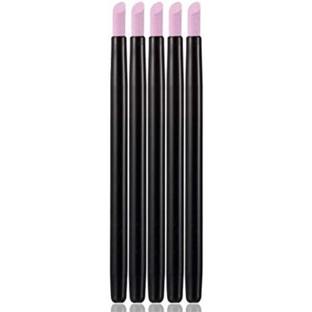 135x10mm 5 STK Stein Sanding Neglefil Verktøy Neglefil Kutikula Remover Trimmer Buffer Pedikyr Penn Vaskbar Manikyr Verktøy Neglesalong Sminke 