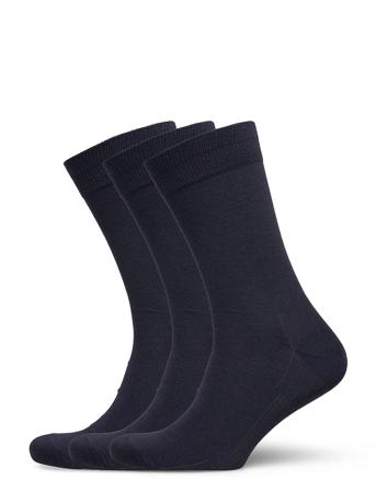 Egtved Socks Org.cotton 3-Pack Underwear Socks Regular Socks Blå Egtved