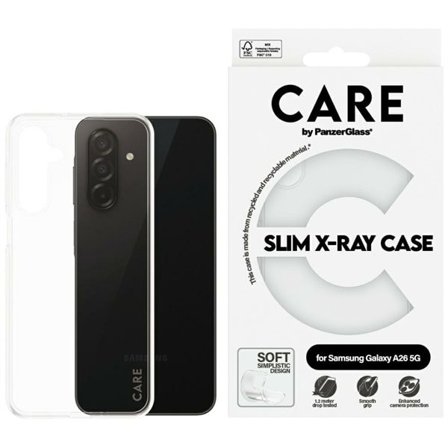 CARE by PanzerGlass Fashion X-Ray-etui for Samsung Galaxy A26 5G - gjennomsiktig