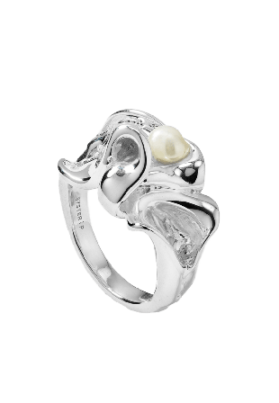 Syster P Moulded Big Ring Ringar Dam Silver 8