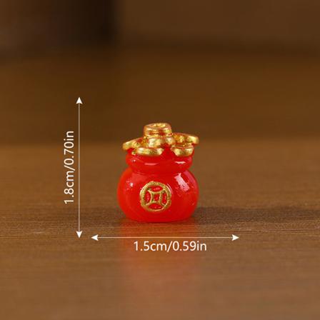 Miniatyr Nyår Av Micro Landscape Diy Heminredning