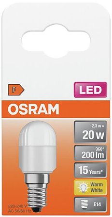 OSRAM LED Special T26 20 2,3W 2700K E14